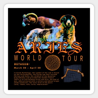 Aries Zodiac Sticker